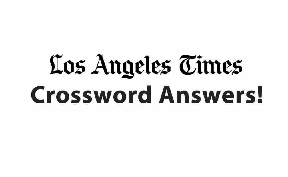 Latest L.A. Times Crossword Answers for Friday, August 2, 2024